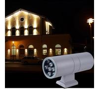 Beam Spotlight 18W Long Range IP65 Waterproof Narrow Beam Lamp 100M Irradiation Distance AC111240V Outdoor Lighting (Red) rfect for Gardens & Pathways