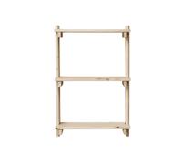 Beam wall shelf with 3 compartments Form & Refine