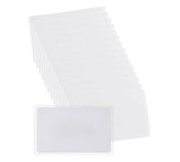 BEAMARKER 25 Pack Clear PVC Card Sleeves Waterproof Protector Holder Cover for ID Cards Credit Debit Business Insurance Social Security Membership Drivers License Office Standard Size Storage