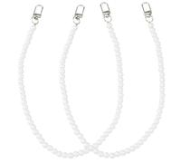 BEAMARKER 2Pcs Glossy Pearl Pants Chains 20.2in Wallet Jean Chains Hip Hop Goth Pocket Body Accessories for Women Trousers Jeans Pants Skirt Handbag Streetwear Clubwear Festival Styling