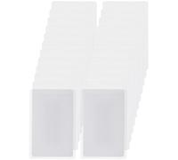 BEAMARKER 50 Pack Clear Card Holders Sleeves Waterproof Protector PVC Soft Plastic for Social Security ID Credit Business Driver’s License Standard Size Transparent Travel Office Frosted ID Protector
