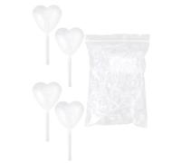 BEAMARKER 50Pcs Clear Heart Trasfer Pipettes 4ML Plastic Liquid Droppers Transparent for Essential Oil Transfer Science Crafts Painting Chocolate Strawberries Cupcakes Ice Cream