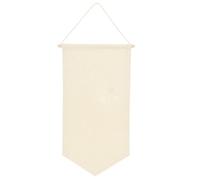 BEAMARKER Canvas Banners Wall Hanging Brooch Jewelry Storage Case Stand Enamel Pin Display Cloth Wall-Mounted Jewelry Hanging Rolls for Earrings Necklaces Brooches Badges Organizer Holder White