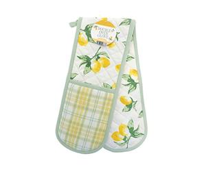 Beamfeature Country Club Lemons Double Oven Gloves (Lemons)