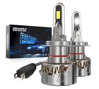 BEAMFLY LED H7 Headlight Bulb, 38000LM 160W Replacement Light Kit, Plug and Play 1:1 Size H7 LED 6500K White High and Low Beam for 12V Cars
