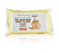 Beaming Baby Certified Organic, 100% Biodegradable Baby Wipes - 72 Wipes. Plastic Free, Hypoallergenic with Organic Aloe Vera. Naturally Gentle on Newborn Sensitive Skin. Recyclable Packaging