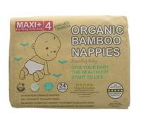 Beaming Baby Organic Bamboo Nappies - Maxi+ - Size 4 - Pack of 24