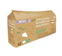 Beaming Baby Organic Bamboo Nappies Size 2 30 Pack