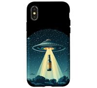 Beams Beer Up Outfit for UFO and Aliens Lovers Case for iPhone X/XS