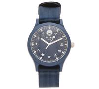 BEAMS JAPAN Kanji Number Wrist Watch Navy