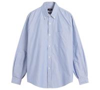 BEAMS Men's Heavy Oxford Button Down Shirt Blue