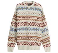 Beams Plus Men's Fair Isle Jumper Off White