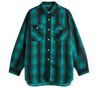 Beams Plus Men's Flannel Work Shirt Green