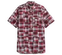 Beams Plus Men's Pullover Patchwork Masras Shirt Red Patchwork Large