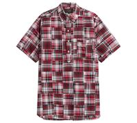 Beams Plus Men's Pullover Patchwork Masras Shirt Red Patchwork Small