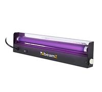beamz 45cm UV Blacklight Bar - Real DJ UV Light for Halloween Lighting Effects, High-Intensity Party Wall Fixture, Durable Atmospheric Glow Lamp, UV Bar Light
