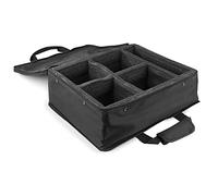 beamz AC470 Padded Lighting Bag for 4X BBP90 Wireless Uplights with Separate Compartments and Accessories Storage, Lightweight Soft Carrying Case