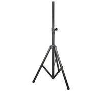 beamz Adjustable Folding Tripod Light Stand 25kg Maximum Load, 1.45m-2.3m Height, Heavy-Duty T-Bar Mounting for DJ Disco Lighting and Satellite Dish Equipment, Compact Portable Design