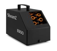 BeamZ B300 Bubble Machine with Wireless Remote Control - Compact & Powerful Bubble Maker, Perfect for DJ Parties, Events & Children's Activities - Lightweight Portable Design, Easy Operation