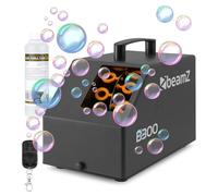 Beamz B300 DJ Bubble Machine with Wireless Remote, Compact Bubble Blower for Kids Parties and Events, Includes 1L Fluid Concentrate for Bubble Blowing Machines