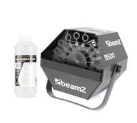 beamz B500 Bubble Machine with 1L Fluid, High-Output DJ Bubble Maker for Kids, Professional Compact Design, Adjustable Bracket, Powerful Fan, Ideal for Parties and Events