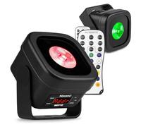 BeamZ BBP12 Mini Battery Powered Wireless Uplighter Duo - 12W Outdoor Waterproof Wash Lights, IP65, Magnetic Mount, Sync DMX, Long-Lasting Rechargeable Lighting for Gardens, Events, Weddings, Venues