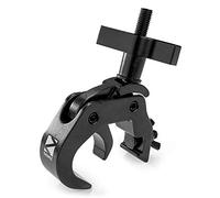 BeamZ BC50B-250T Quick Clamp Slimline Truss Lighting Clamp, Heavy-Duty 250kg Load Capacity, Fits 40-63mm Tubes, Stage & Theatrical Lighting Truss Clamps - Black