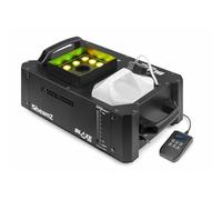beamz Blaze800 Vertical Smoke Machine, 800W, RGBW LEDs, Remote Control | Professional fogger effect, DJs events parties stage shows