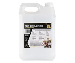 beamz Bubble Machine Fluid 5L, Bubble Liquid 5 Litres Refill Fluid for DJ, Disco, Party, Stage Effect Machines and Kids Events, Non-Toxic Solution