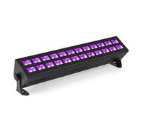 BeamZ BUV243 LED UV Light Bar - High Output 24x3W Ultraviolet Blacklight with DMX Control for DJ Lighting, Party Events, Clubs & Stage Effects