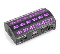 BeamZ BUV463 UV LED Disco Light - 24x3W DJ Ultraviolet Blacklight Panel with DMX Control, Strobe, Sound Activation & Auto Modes for Clubs, Events & Parties