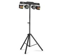 BeamZ CLS Party Bar Kore LED Disco Lights with Stand, Plug & Play DJ Party Lighting, 2 PAR Spots & 2 Derby Effects, Remote & DMX, Home Disco, Parties, Kids Events, Venue Lighting, 4-in-1 LEDs