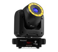 BeamZ Cobra 100R Moving Head Spot Light - 100W LED Ring & Gobo Effect