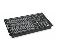 BeamZ DMX-024 Controller for Stage Lighting - 24-Channel DMX Light Control Panel, MIDI Interface, 48 Program Memories, Sound Activation, 19 Inch Rack Mountable (6U)