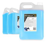 beamz ECO High Density Smoke Machine Fluid Blue Liquid Solution - Premium DJ & Disco Fog Juice, Non-Toxic Water-Based Formula (3x 5L Bottles)