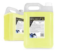 beamz Eco Smoke Machine Fluid Set - 2x 5L Yellow Water-Based Low-Density Fog Liquid, Eco-Friendly Fluid for Parties, Events, DJ Lighting and Stage Effects (10 Litres Total)