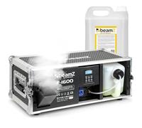 beamz F1600 Pro DMX Haze Machine with Flight Case, 5L Water-Based Fluid