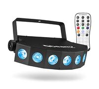 BeamZ Fingers7 DJ Light Effect - 7X 8W RGBW LED Party Lights with DMX Control, Sound-Activated Auto Modes, IR Remote & Mounting Bracket for Clubs, Bars & Events