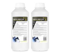 beamz FSMF1E-C Clear High Performance Eco Smoke Machine Fluid, Set of