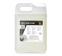 beamz FSNF5 Snow Machine Fluid Concentrate 5L, Creates 100L, Non-Flammable | Realistic effects, compatible with most machines, events parties stage