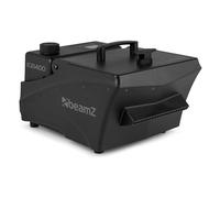 BeamZ ICE1400 Low Fog Machine with DMX Control, Timer and LCD Display - 1400W Ground Smoke Effect Machine for Halloween, Stage and Theatre Productions, 1500ml Fluid Tank, Black