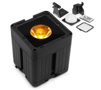 BeamZ KUBE20BK Battery Powered Uplighter for TV Studio Lighting - Wireless DMX