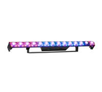 Beamz LCB14C Hybrid LED Light Bar with Pixel Control, 14x 4W RGBW & 56 SMD RGB, DMX/Standalone, Ultra-Quiet, Power Link, Pro Stage DJ Band Lighting for Events, Easy Mount Brackets