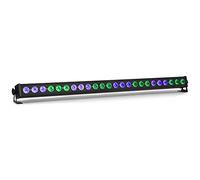 BeamZ LCB244 LED Light Bar- LED Wall Washer - 24x 4W RGBW LEDs DMX Control, Dimming for Marquee Uplighting, Effect Venue Uplighting, and Stage Wash Lighting - Perfect for Events and Parties