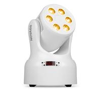 BeamZ NOVA68-WH Moving Head Wash Light with 6x 8W LEDs - DJ & Stage Lighting