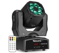 BeamZ Panther 80 DJ Moving Head Lights with Rotating Lenses - Powerful LED Moving Lights for Parties, Clubs, and Events - High-Performance Moving Head Disco Lights with Dynamic Effects