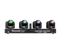 BeamZ Panther Quatro LED Moving Head Light Bar - 4x40W RGBW for DJs