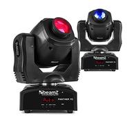 Beamz Panther70 DJ Moving Head Spot Lights (2-Pack), 70W LED Moving Heads with Sound Reactive Features for Parties, Stage Lighting, Disco Events