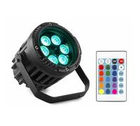 Beamz Pro BWA63 Waterproof LED Par Can Light IP65, 6x3W - Durable Outdoor Wash Lights for Stage, Party, Event & Venue Lighting