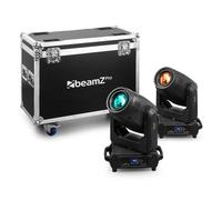 BeamZ Pro IGNITE300LED Professional Moving Head Lights - 2pcs With Flight Case